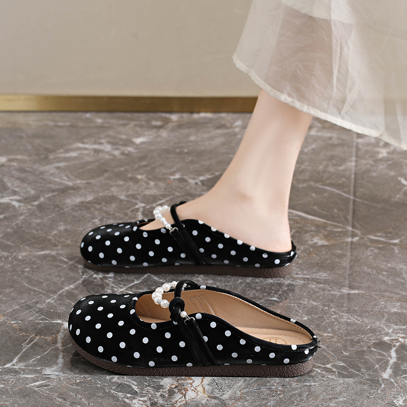 Leather Classic Strap - Modern Hip Mary Jane Ventilated Weave