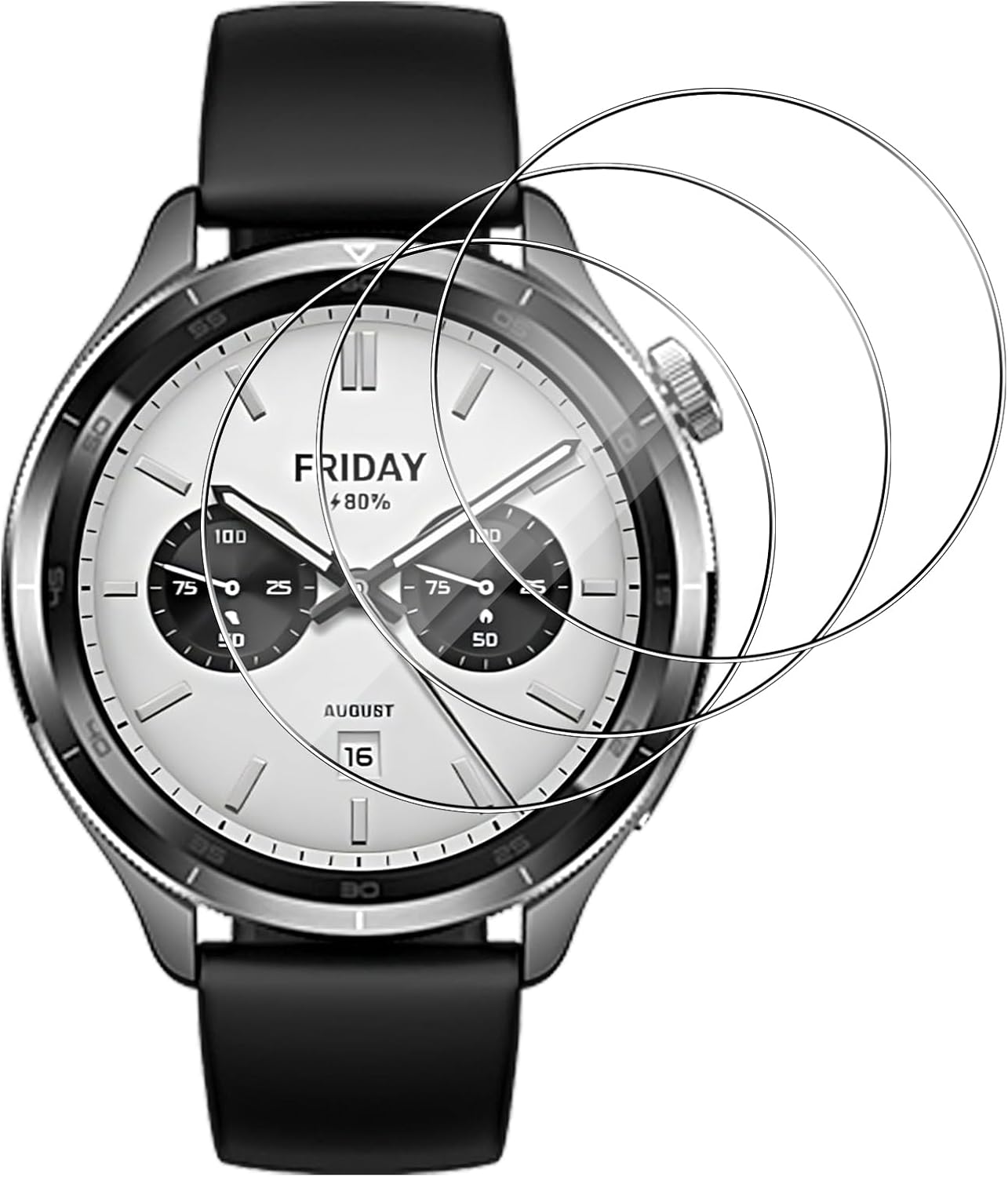 3PCS Tempered Glass Smartwatch - Xiaomi Smartwatch Accessories 评论和价格