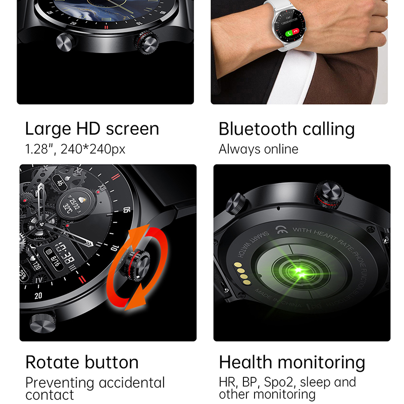 ECG+PPG Bluetooth Call Smart W - Smartwatch Faces 评论和价格