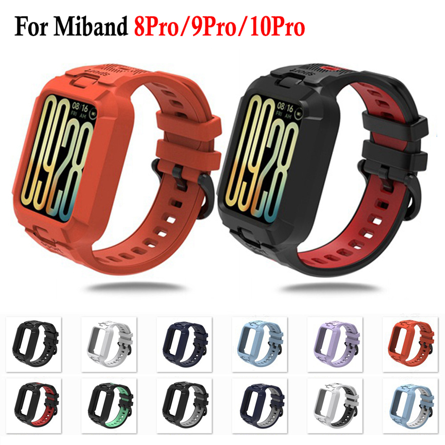 2-in-1 Strap+Case for Xiaomi M - Xiaomi Smartwatch Accessories 评论和价格