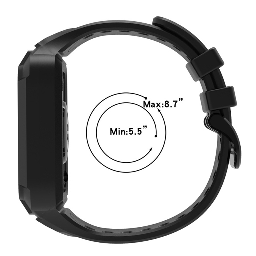 2-in-1 Strap+Case for Xiaomi M - Xiaomi Smartwatch Accessories 评论和价格