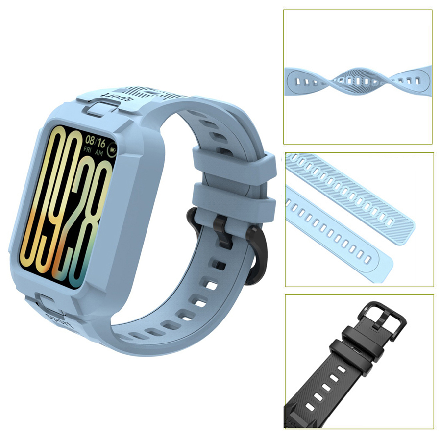 2-in-1 Strap+Case for Xiaomi M - Xiaomi Smartwatch Accessories 评论和价格
