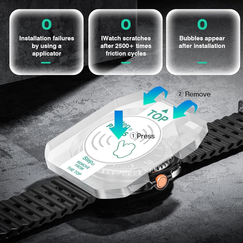 2PCS Tempered Glass For Samsun - Samsung Smartwatch Ultra Accessories 评论和价格