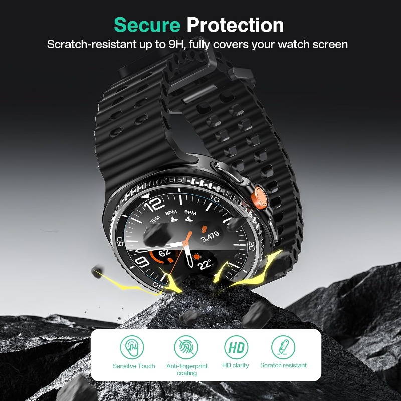 2PCS Tempered Glass For Samsun - Samsung Smartwatch Ultra Accessories 评论和价格