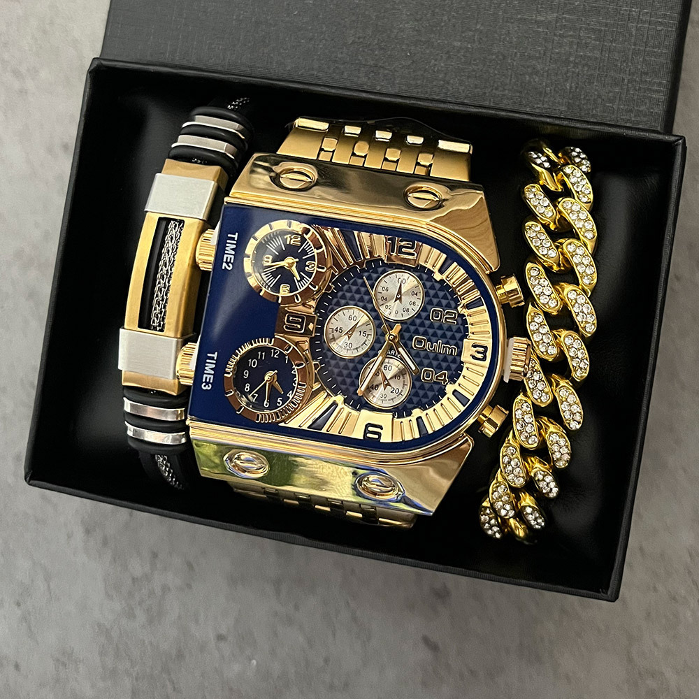 Men's luxury rectangular gold  - Smartwatch Faces 评论和价格