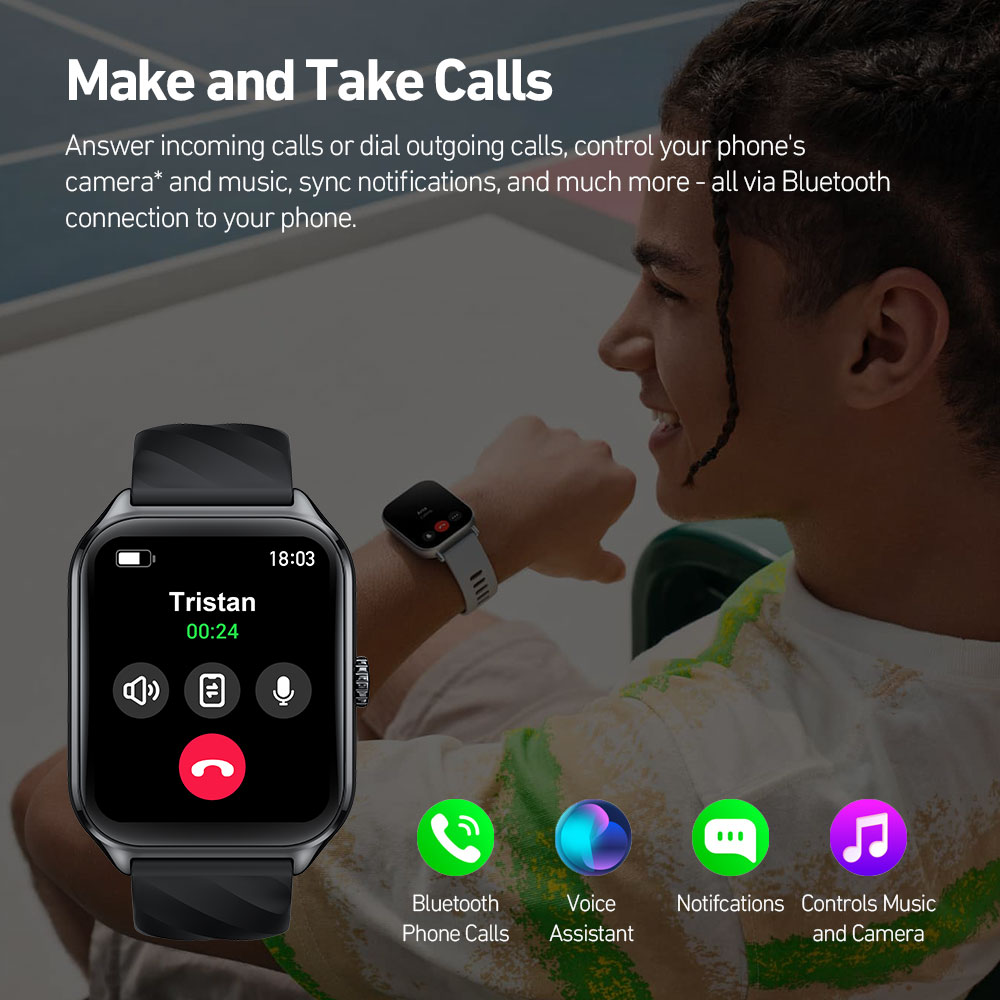 New Zeblaze GTS 4 Voice Callin - Smartwatch X12 评论和价格