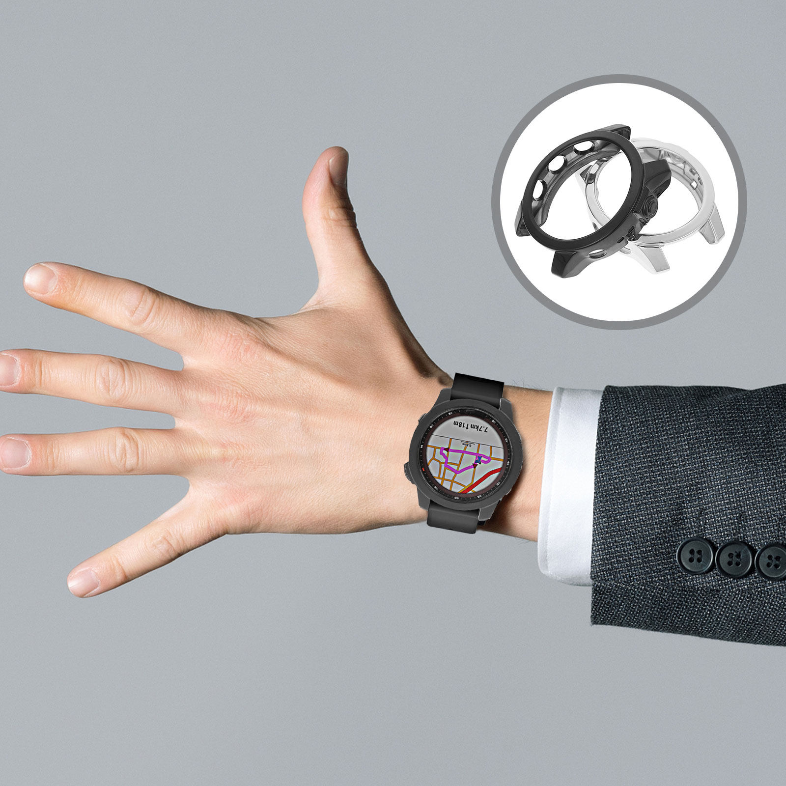 2Pcs Smartwatch Protective Cas - Smartwatch Case 评论和价格