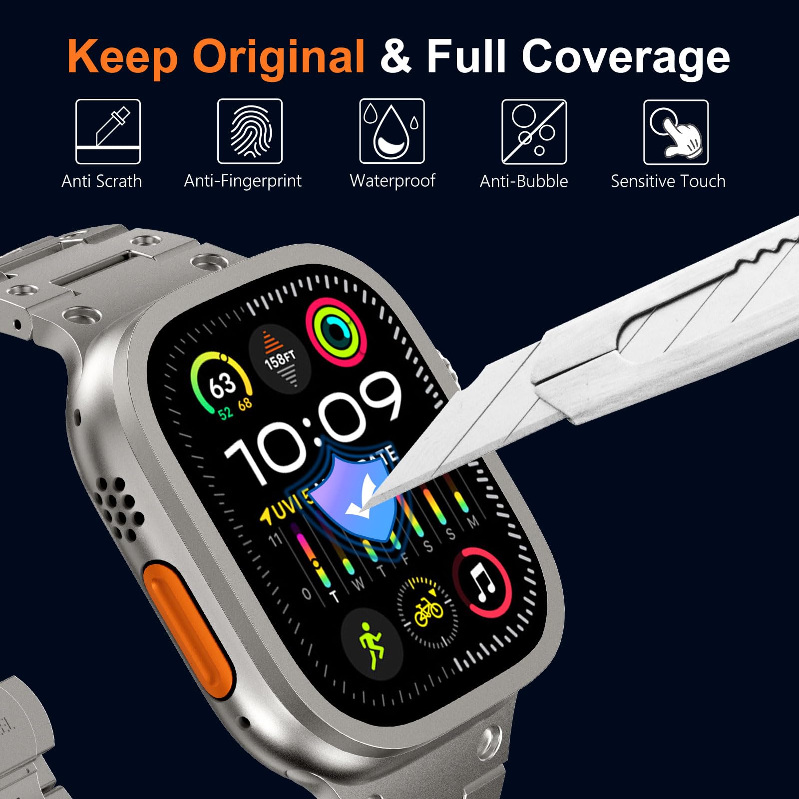 Tempered Glass for Apple Watch - Smartwatch Case 评论和价格