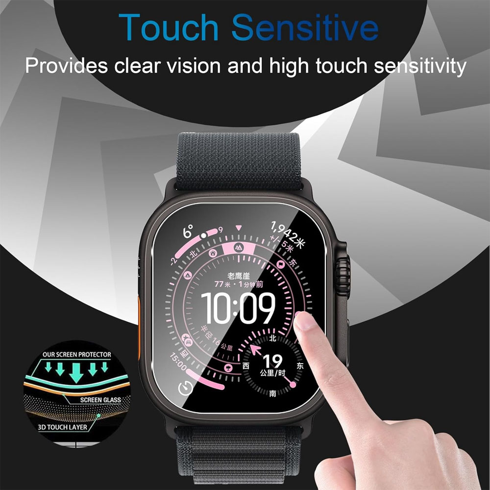Tempered Glass For Apple Watch - Smartwatch Case 评论和价格