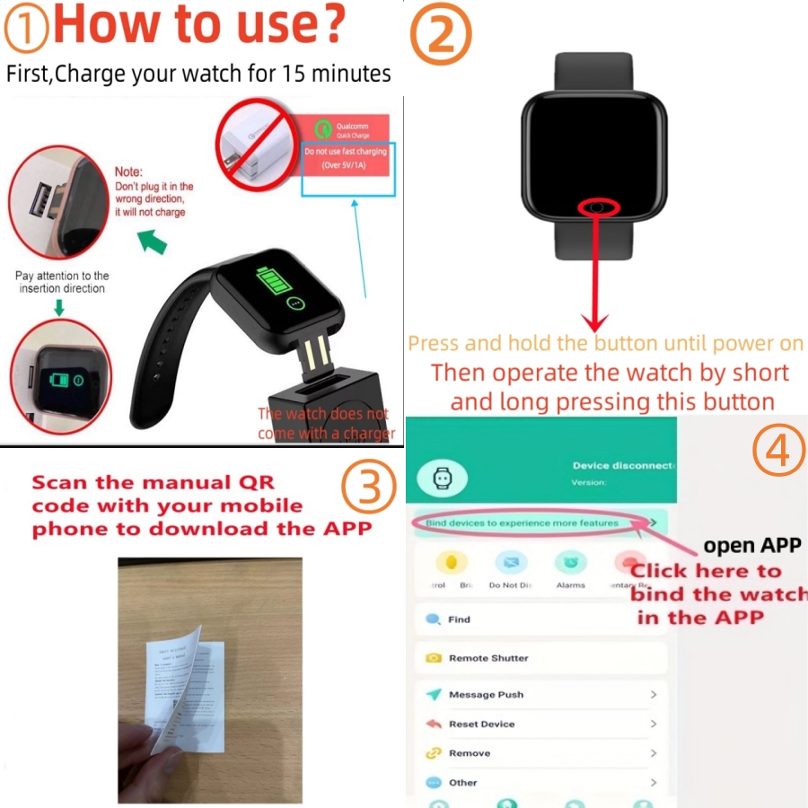 Smart Watch Message Remind Mus - Smartwatch X12 评论和价格