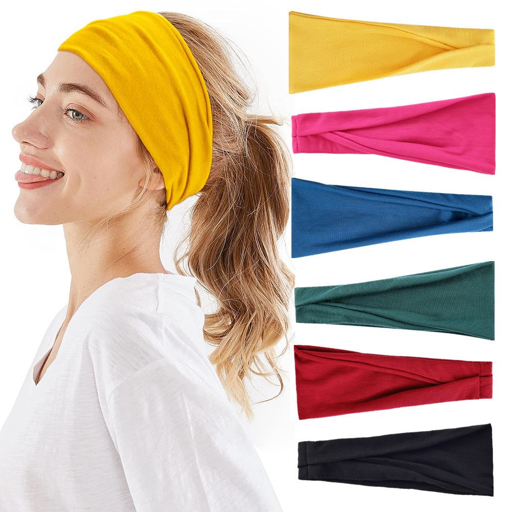 Solid Color Sports Yoga Headba - Milanaise Mesh Band 评论和价格