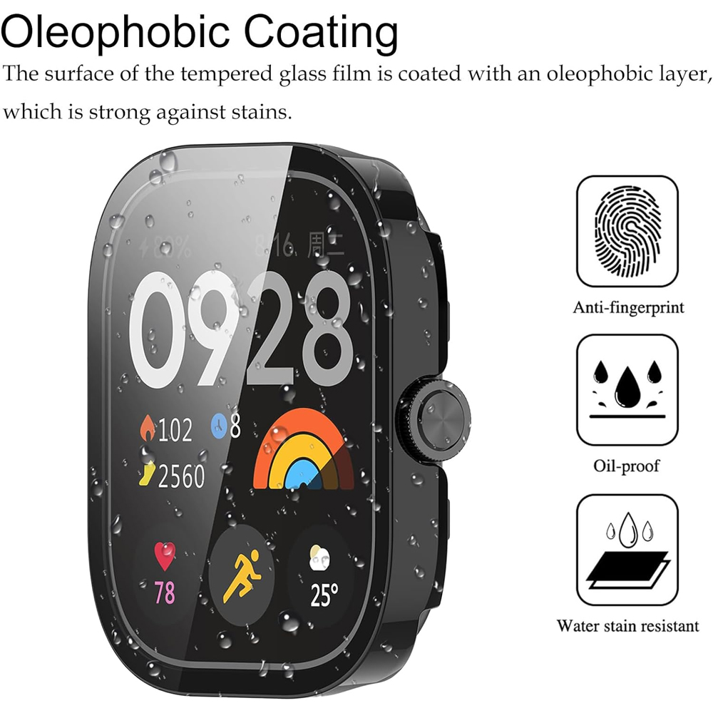 Tempered Glass+Case For Xiaomi - Smartwatch Watch Accessories For Women 评论和价格