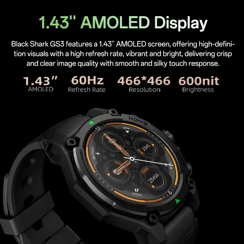 [World Premiere]Blackshark GS3 - Smartwatch Faces 评论和价格