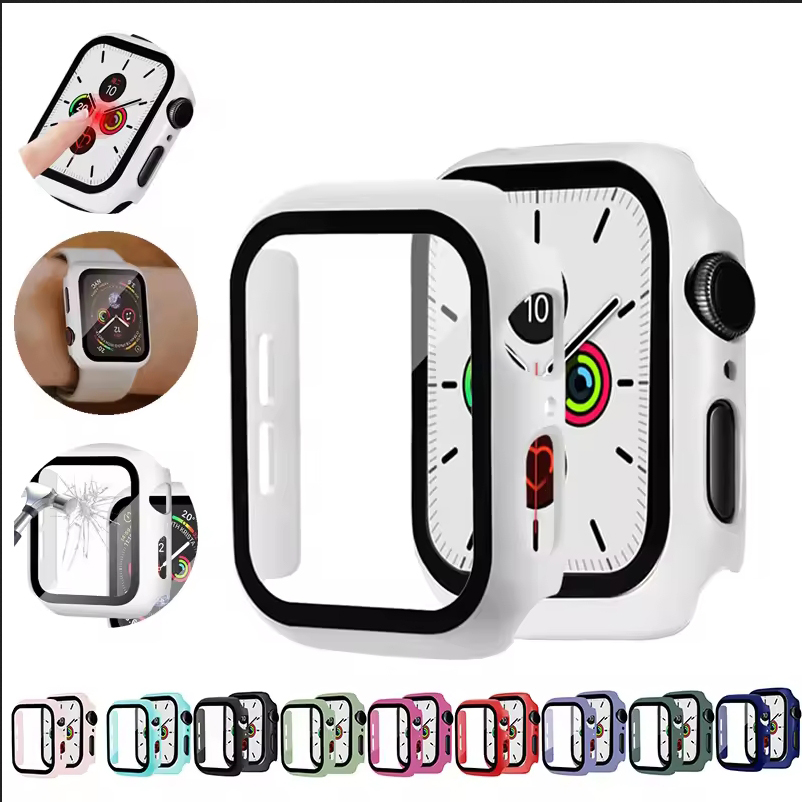 Tempered Glass+Cover For Apple - Smartwatch Case 评论和价格