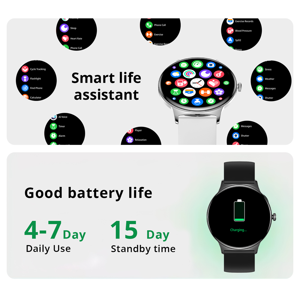 COLMI V89 Women's Smartwatch 1 - Smartwatch Faces 评论和价格