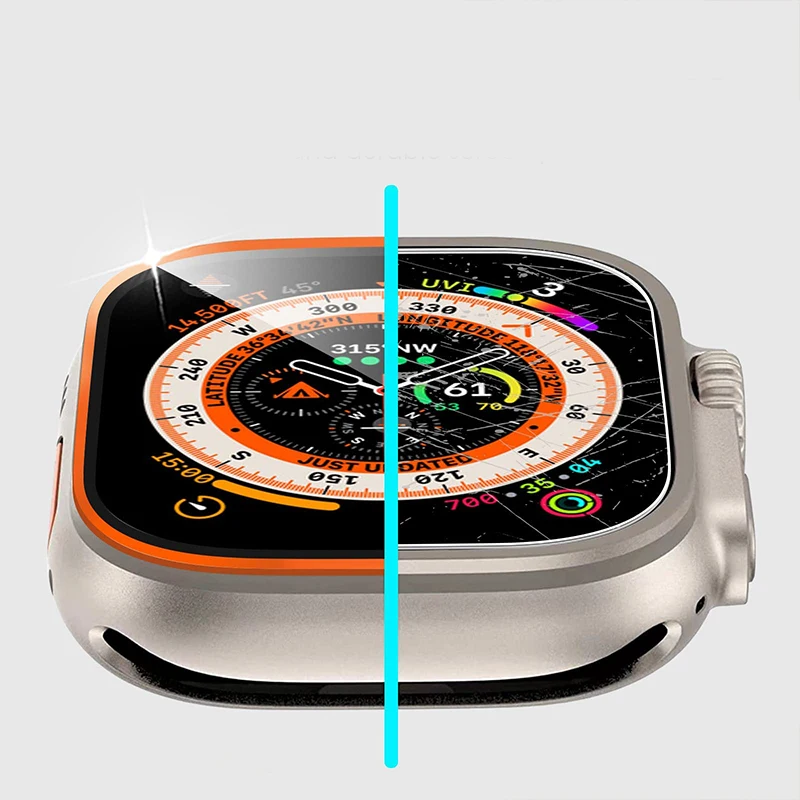 Tempered Glass for Apple Watch - Smartwatch Case 评论和价格