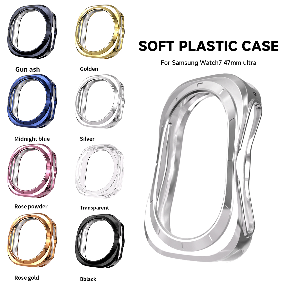 Case for Samsung Galaxy Watch  - Samsung Smartwatch Ultra Accessories 评论和价格