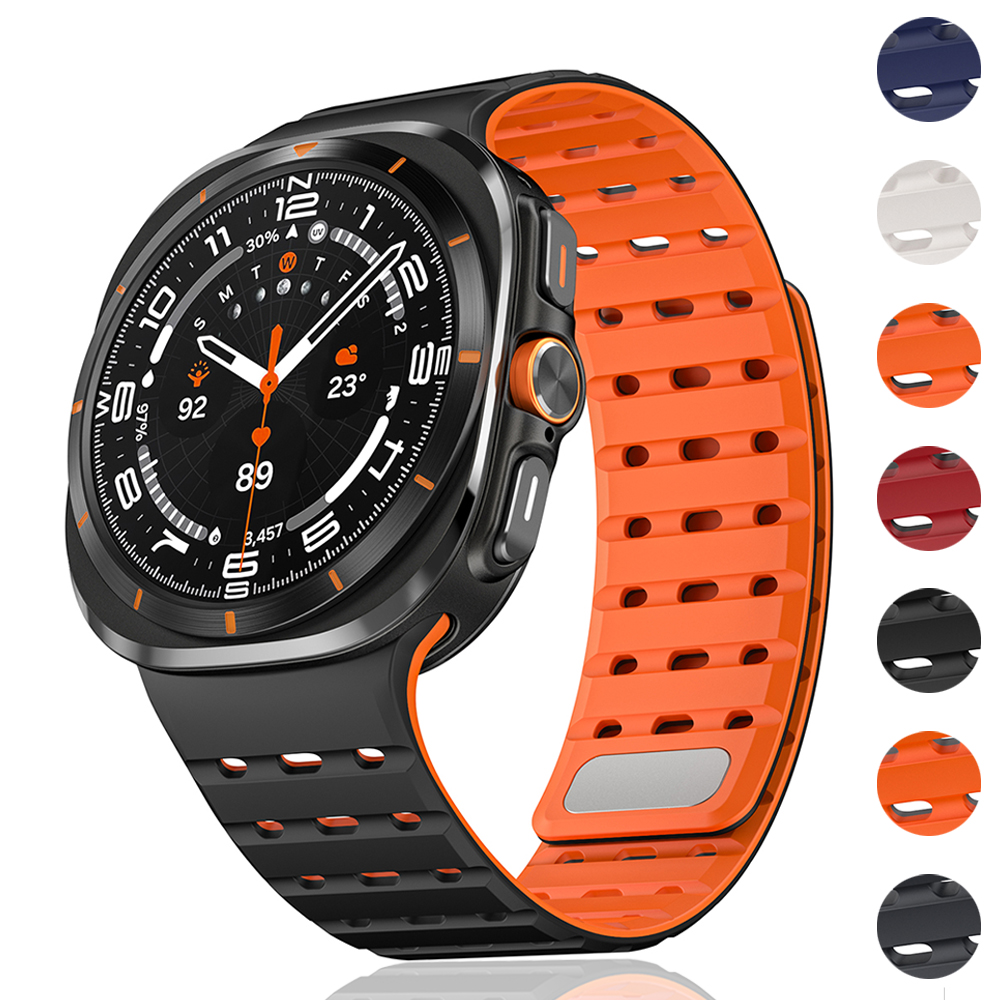 Soft Magnetic Silicone Band fo - Samsung Smartwatch Ultra Accessories 评论和价格