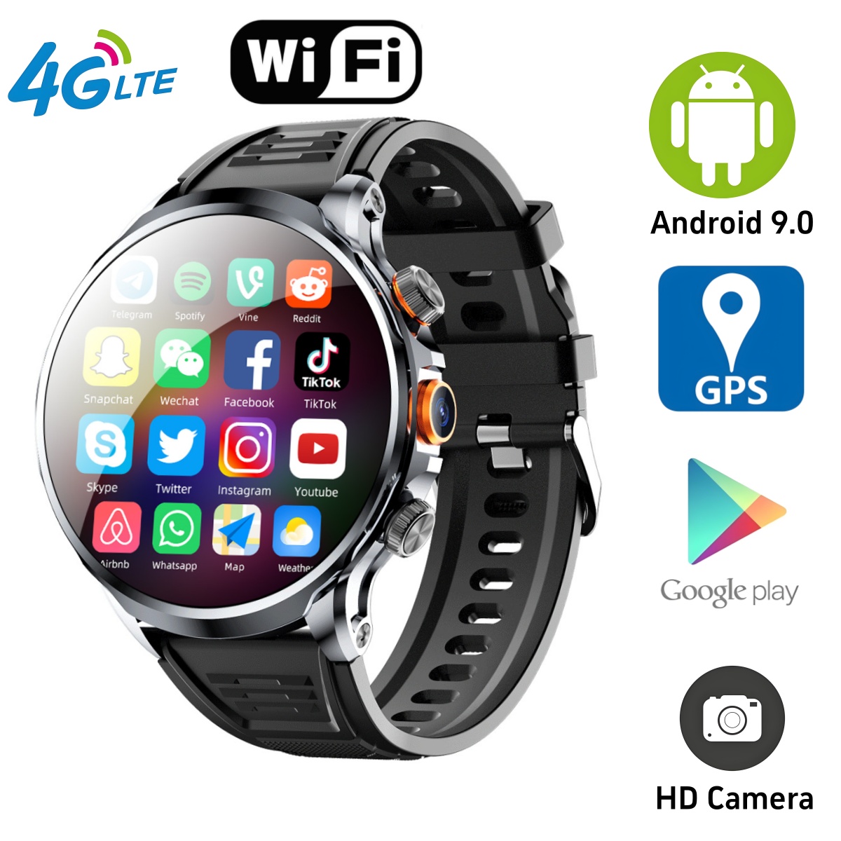 H18 Smart Watch With 1.95 inch - Smartwatch Instagram 评论和价格