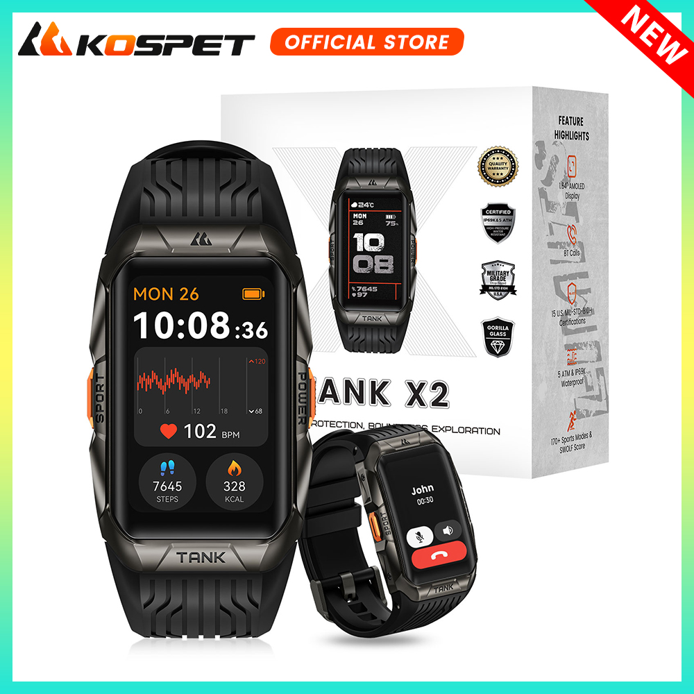 KOSPET TANK X2 Smart Watch For - Smartwatch Faces 评论和价格