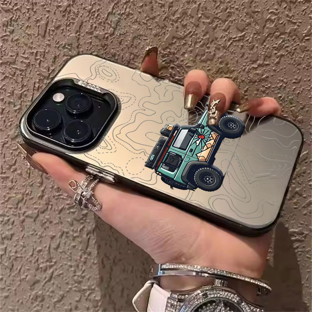 Simple Car Pattern Phone Case  - Apple Iphone 15 Pro Max 评论和价格