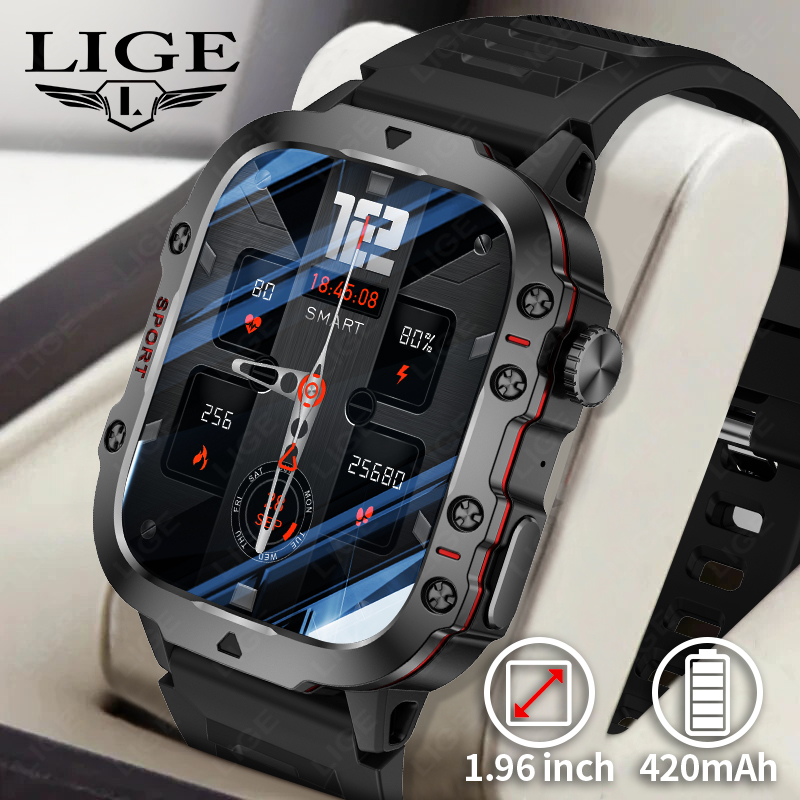 LIGE Outdoor Smart Watch Men 2 - Smartwatch Faces 评论和价格