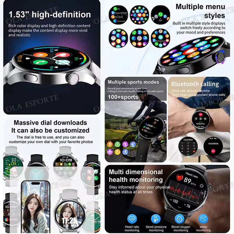 New SmartWatch for Men Women B - Smartwatch Faces 评论和价格