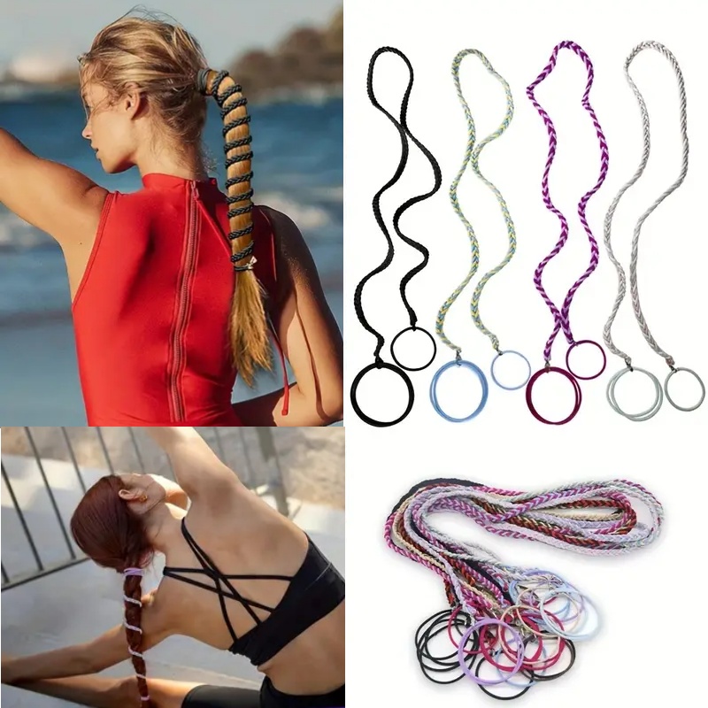 Long Elastic Ponytail Holder M - Milanaise Mesh Band 评论和价格