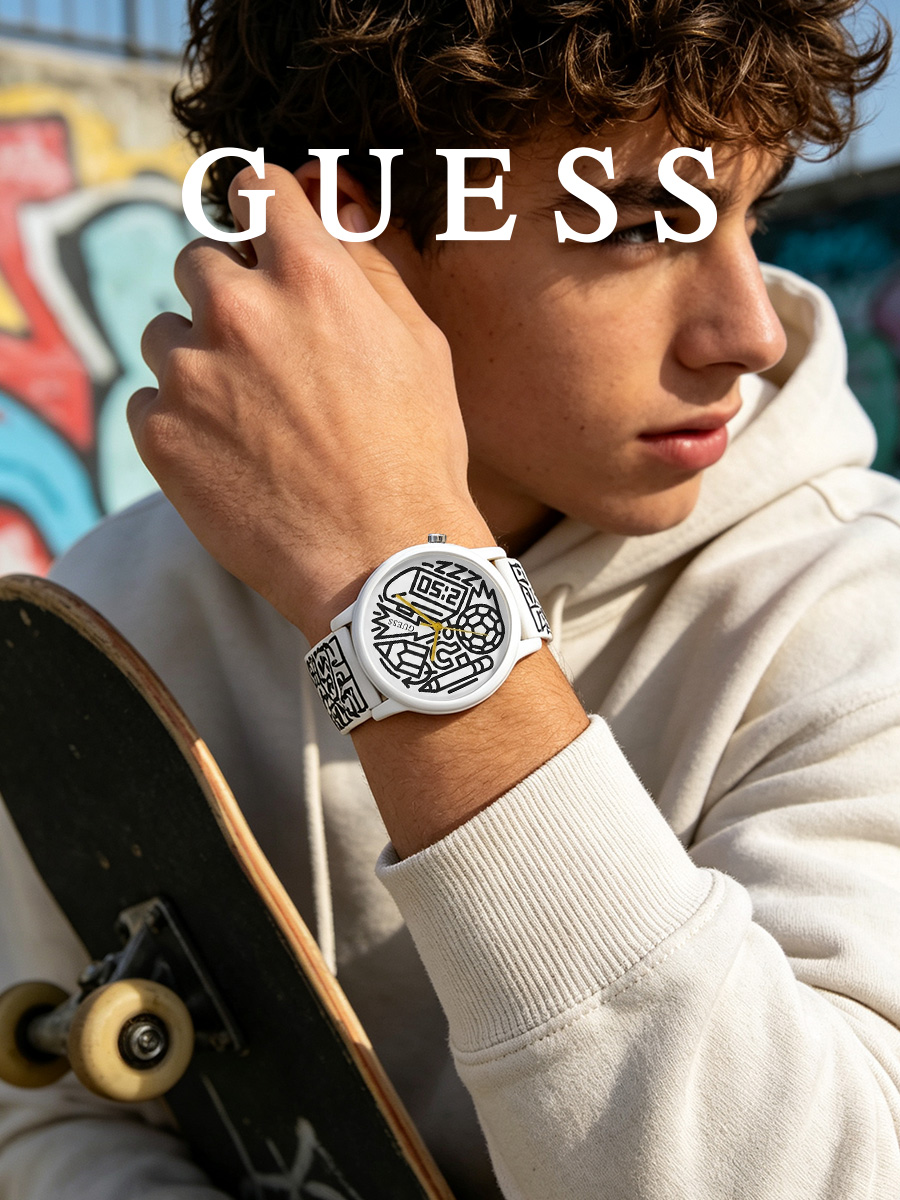 Guess Unisex Quartz Watch Whit - Smartwatch Guess 评论和价格