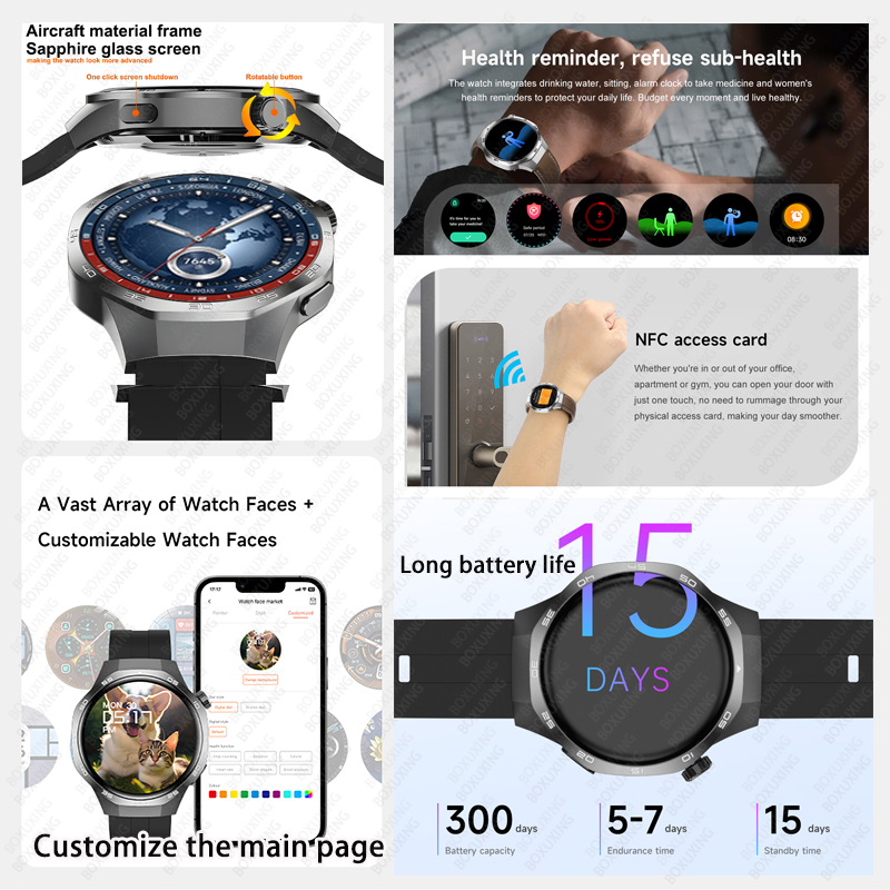 2026 New BOXUXING Watch 5 MAX  - Smartwatch Faces 评论和价格