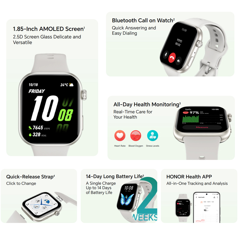 HONOR CHOICE Watch 2i Global V - Smartwatch Faces 评论和价格
