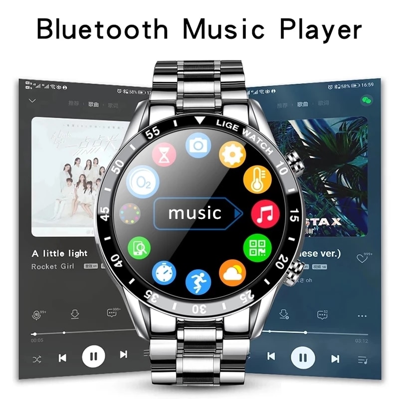 LIGE 2024 Smart Watch Men Full - Smartwatch Instagram 评论和价格