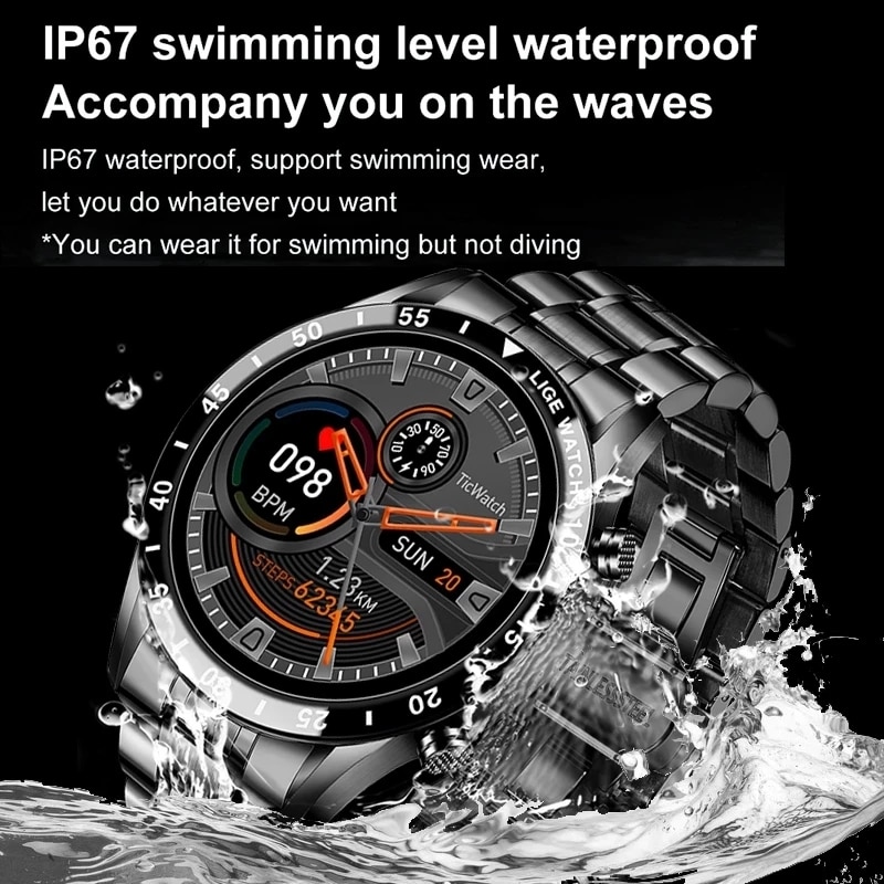 LIGE 2024 Smart Watch Men Full - Smartwatch Instagram 评论和价格