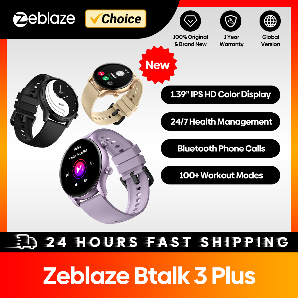 New Zeblaze Btalk 3 Plus Voice - Smartwatch X12 评论和价格