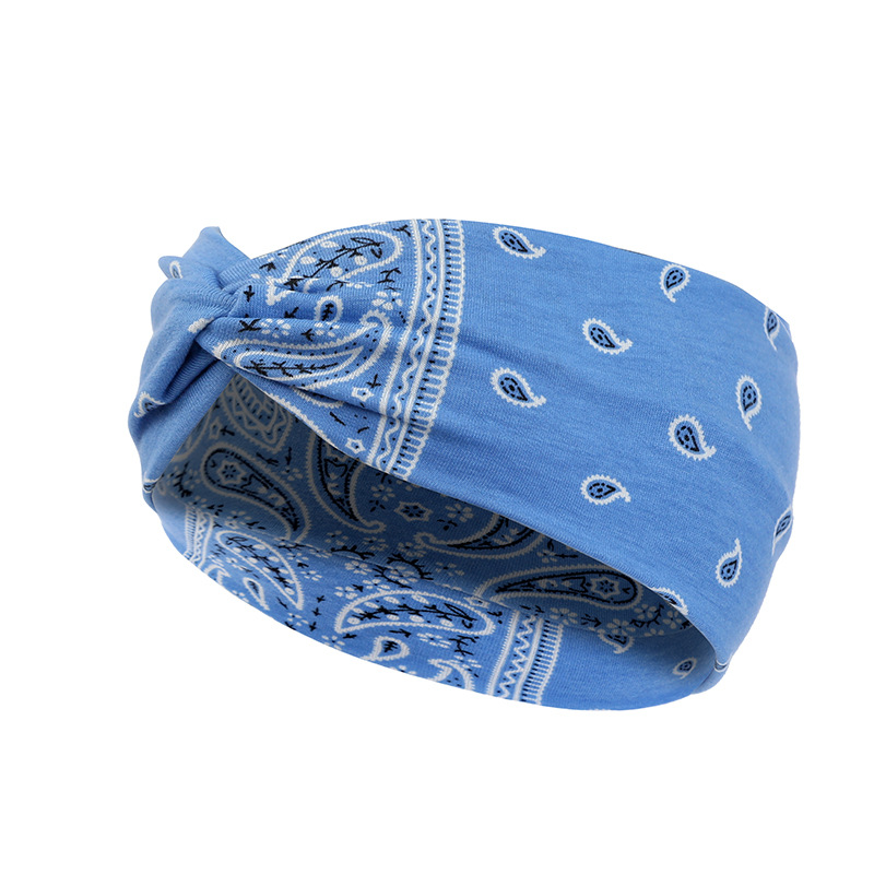 Paisley Cashew flowers hair ba - Milanaise Mesh Band 评论和价格