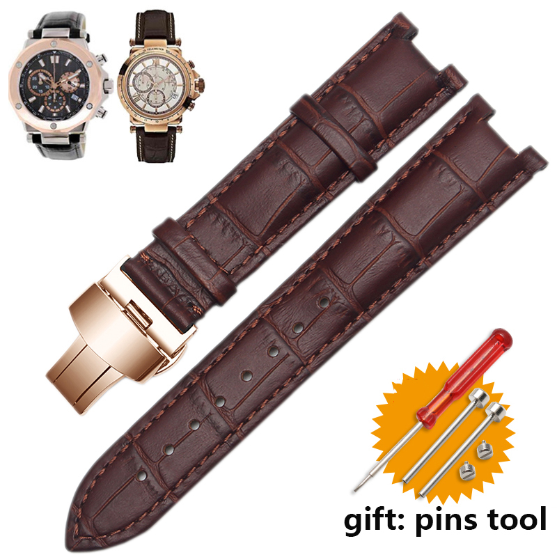 Notched Genuine Leather Watch  - Smartwatch Guess 评论和价格