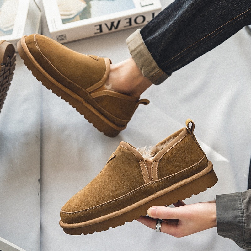 Winter Women Men Genuine Cow L - Leather Classic Strap 评论和价格