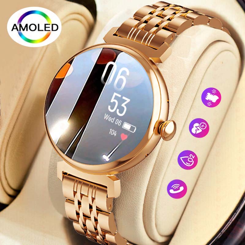 1.04 inch AMOLED Screen Fashio - Smartwatch Faces 评论和价格